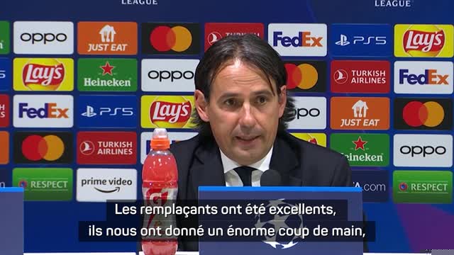Demies - Inzaghi : “Une première mi-temps extraordinaire”