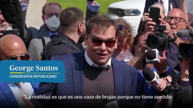 George Santos, con cargos por fraude y blanqueo de dinero