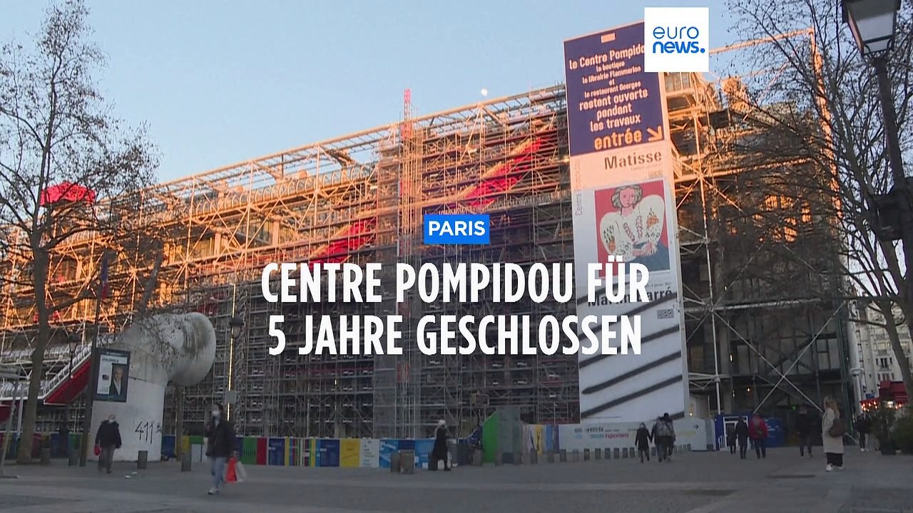 Das Centre Pompidou in Paris schließt bald für 5 Jahre