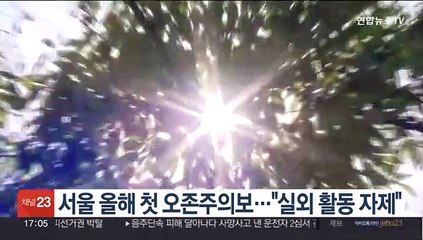 서울 올해 첫 오존주의보…"실외 활동 자제"