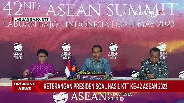 Keterangan Presiden Jokowi Terkait Hasil KTT ke-42 ASEAN 2023, Berikut Selengkapnya..!