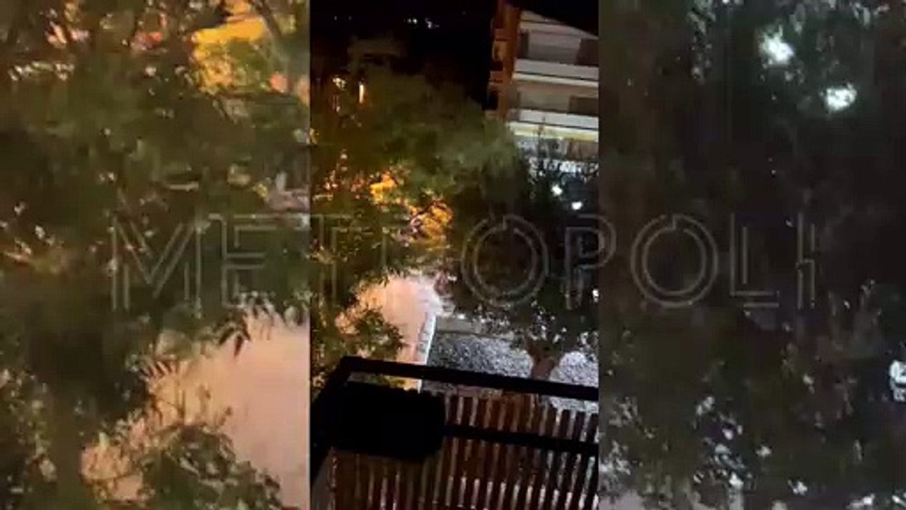 Lanzamiento de cohetes contra los okupas de la Bonanova (y responden con bolas de acero)