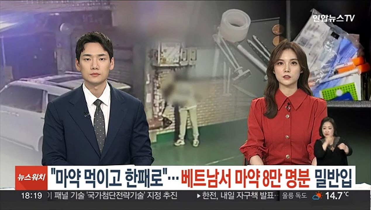 "마약 먹이고 한패로"…베트남 마약 8만명분 밀반입