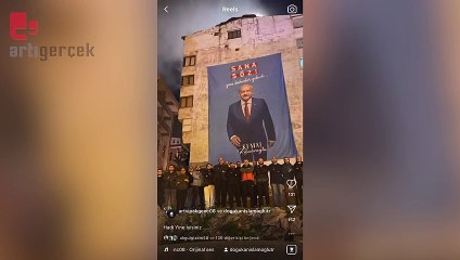 Tepki çeken reklam kampanyası: AKP Gençlik Kolları depremi üçüncü ayında unuttu