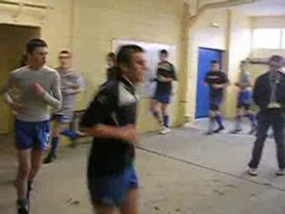 entrainement avant match