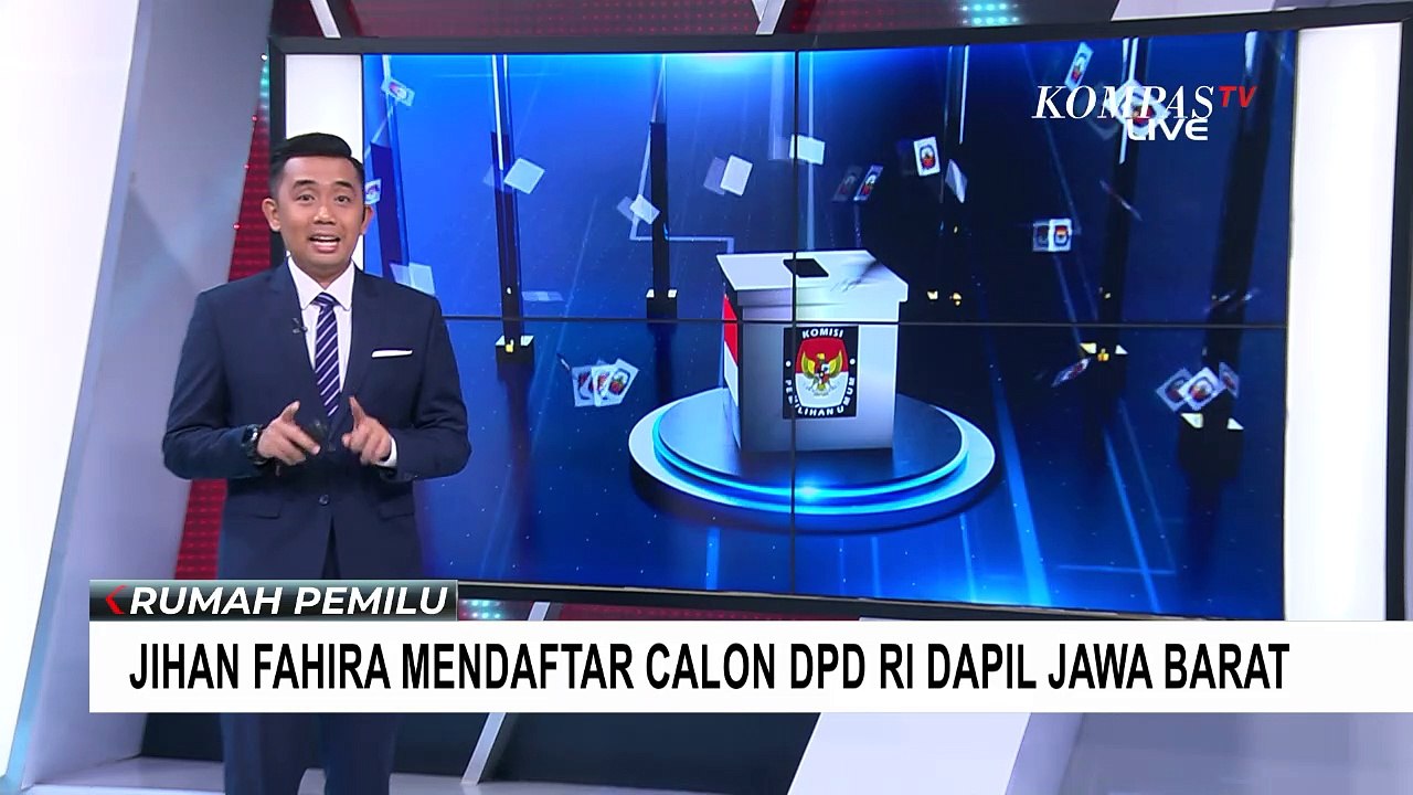 Artis Jihan Fahira Daftarkan Diri Jadi Calon DPD ke KPU Jawa Barat