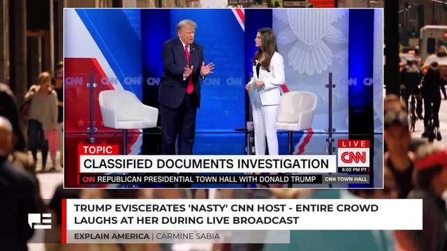 Trump Eviscerates 'Nasty'' CNN Host - Entire Crowd Laughs At Her During Live Broadcast