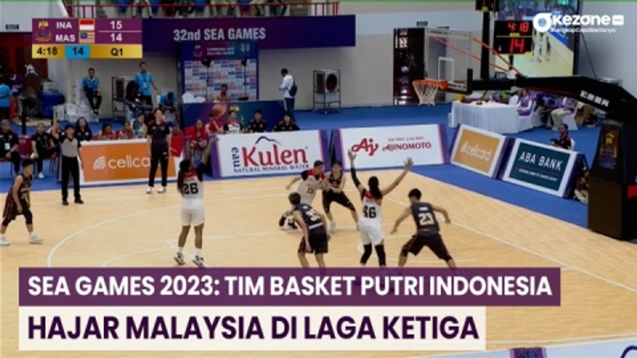 SEA Games 2023: Tim Basket Putri Indonesia Hajar Malaysia di Laga Ketiga
