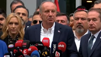 Muharrem İnce: Adaylıktan çekiliyorum