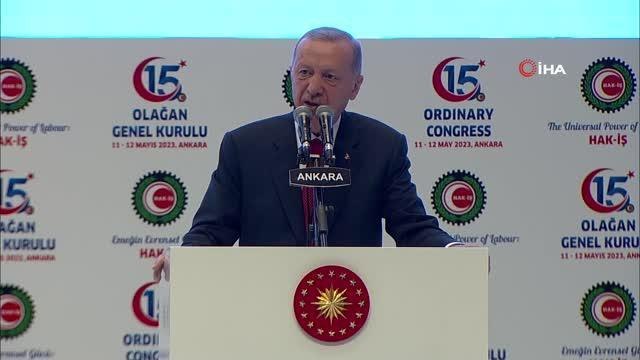 Cumhurbaşkanı Erdoğan: Temmuz ayında en düşük memur maaşı 22 bin lira olacak
