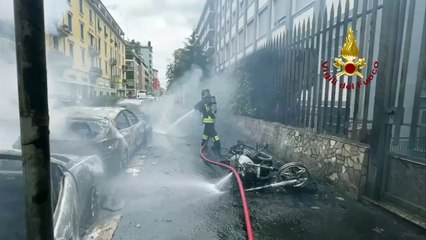 Esplosione in zona Porta Romana, l'intervento dei Vigili del Fuoco