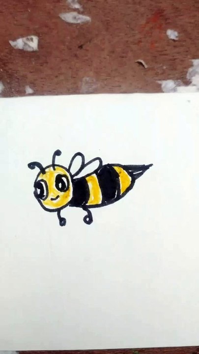 Cartoon Bee drawing