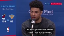 'I had to fight through the pain' - Grimes inspires Knicks win