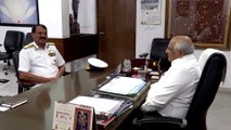 VIDEO: मुख्यमंत्री पटेल से मिले पश्चिमी कमान के नेवल चीफ त्रिपाठी