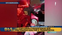 PNP detiene a peligrosa banda de raqueteros en San Juan de Lurigancho
