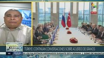 Türkiye , Rusia y Ucrania debaten sobre acuerdo de exportación de granos