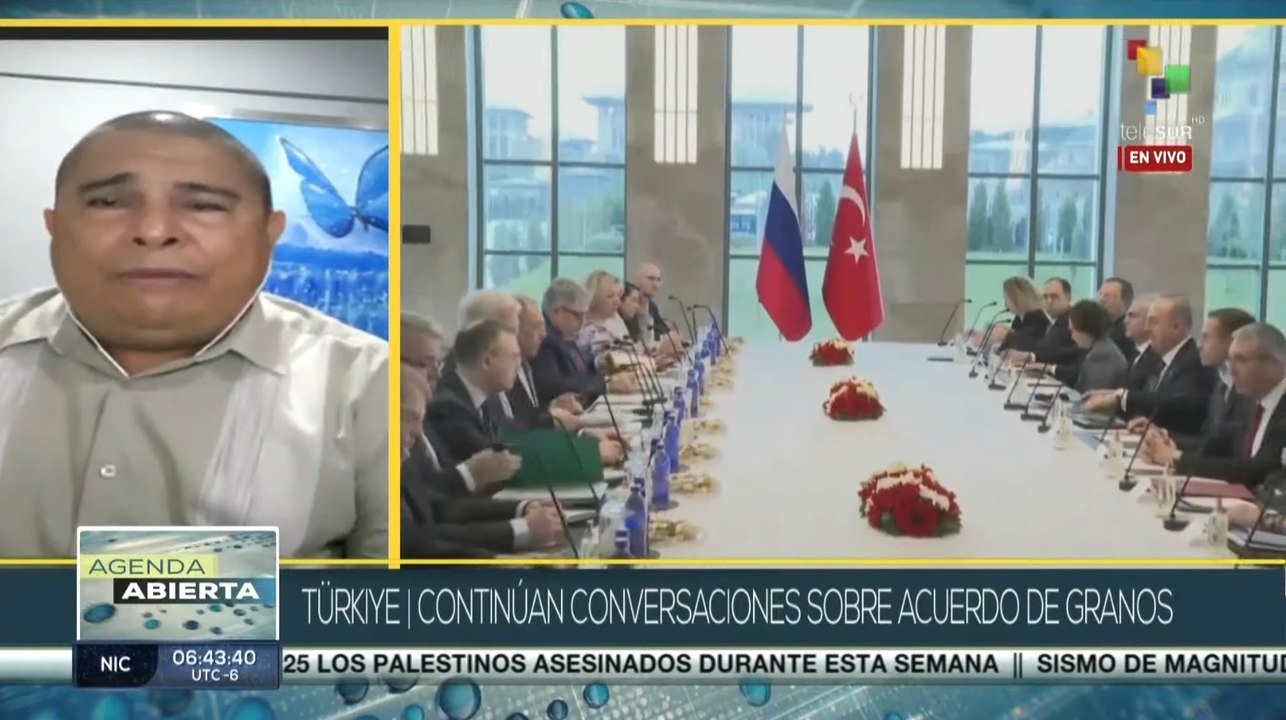 Türkiye , Rusia y Ucrania debaten sobre acuerdo de exportación de granos