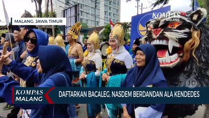 Daftarkan Bacaleg ke KPU, Nasdem Berdandan Ala Kendedes