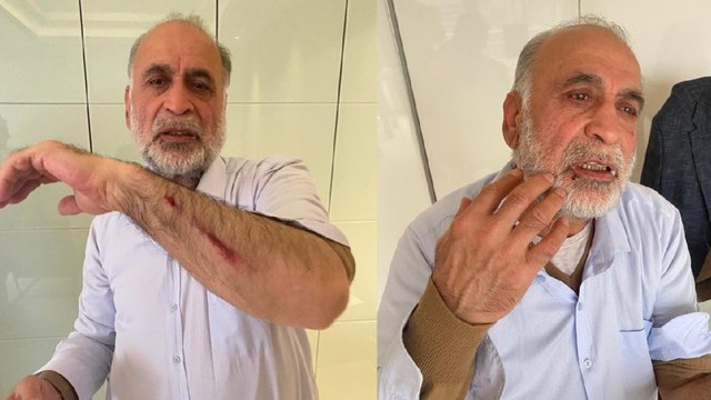 Siteye çöken çete, Afgan pilotu dövüp evini almış