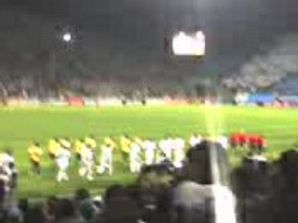 OM - NANTES 1/2 FINALE COUPE DE FRANCE : ENTREE DES JOUEURS