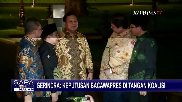 Gerindra soal Bacawapres di Pilpres 2024: Keputusan Bacawapres di Tangan Koalisi