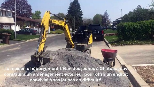 Une aide financière de 65 000$ pour des aménagements extérieurs à l’Élan des jeunes
