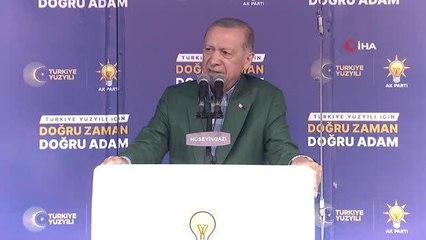 Cumhurbaşkanı Erdoğan: "Çirkinleşen taraf kaybedeceğini anlayan taraftır. Kimi FETÖ usulü kaset ile çirkinleşiyor, kimi dili ile çirkinleşiyor"