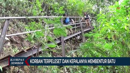 Video herunterladen: Wisatawan Asing Tewas Terjatuh di Air Terjun Tumpak Sewu Lumajang