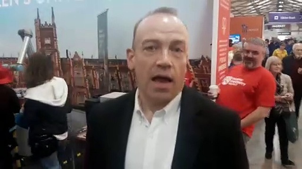 Secretary Of State Chris Heaton-Harris at the Balmoral Show