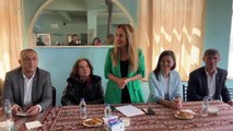 CHP Kadın Kolları Genel Başkanı Aylin Nazlıaka, Kütahya'da yurttaşlarla buluştu