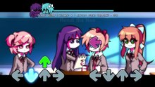 Silent Note but Yuri, Sayori, Monika and Natsuki Sings it [FNF DDLC Reskin + Cover  V.S. Komi]