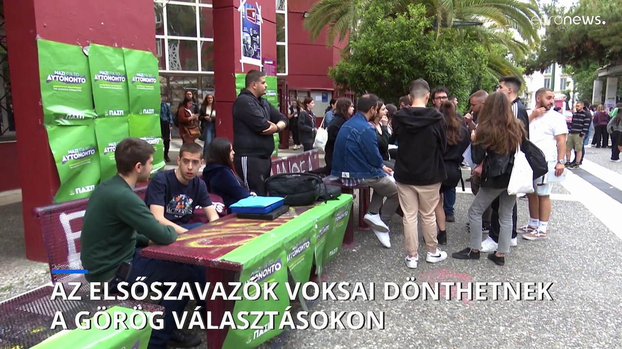 Az elsőszavazók voksa dönthet a görög választásokon