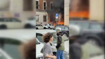 Explosão de van com cilindros de oxigênio destrói 12 carros em Milão