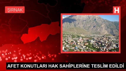 AFET KONUTLARI HAK SAHİPLERİNE TESLİM EDİLDİ