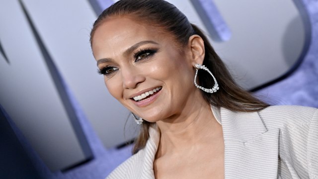 Jennifer Lopez’s Sparkly Three-Piece Set Included the Tiniest Plunging Bra Top