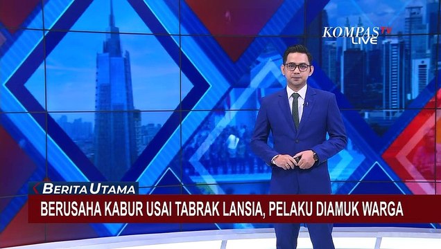 Berusaha Kabur Usai Tabrak Lansia, Pelaku Dikejar dan Diamuk Warga