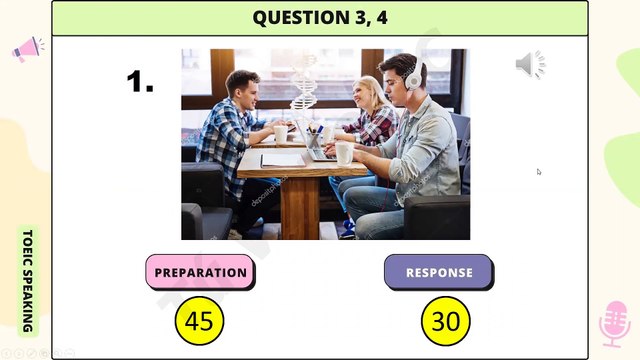 GIỚI THIỆU CHI TIẾT Format BÀI THI TOEIC speaking FORMAT MỚI