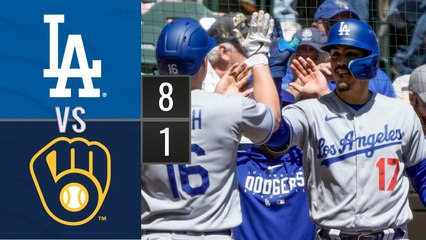 Resumen Dodgers de Los Ángeles vs Cerveceros de Milwaukee | MLB 10-05-2023