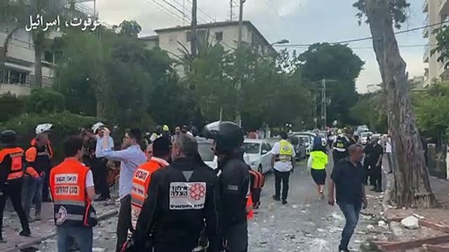 سقوط صاروخ أطلق من غزة على مدينة رحوفوت وسط إسرائيل