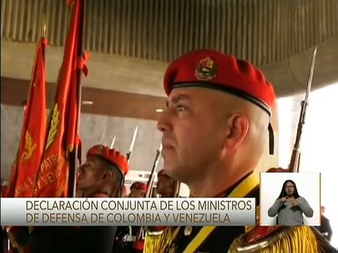 Ministro de la Defensa Vladimir Padrino recibe a su homólogo de Colombia Iván Velásquez