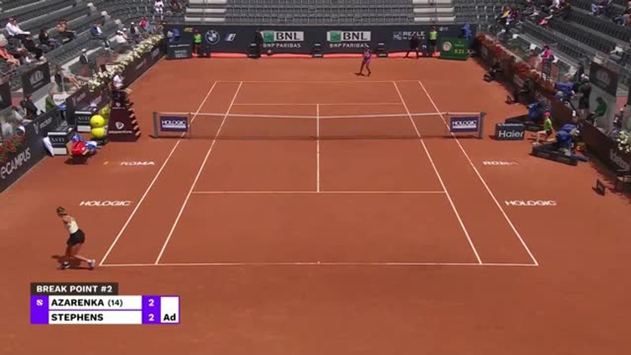 Highlights: azarenka lässt stephens keine chance