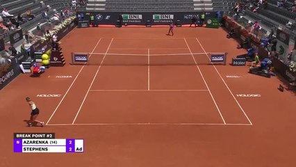 Highlights: Azarenka lässt Stephens keine Chance
