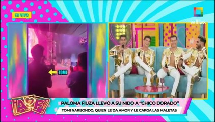 Tomi Narbondo aclaró cuál es su relación con Paloma Fiuza Somos dos solteros que la pasan bien