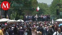 En CdMx, integrantes del SME bloquean avenida Bucareli