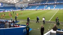 Sussex Senior Cup final pre-match warm-up