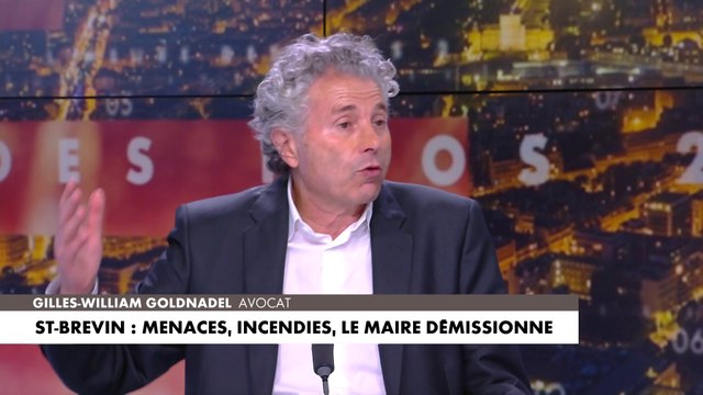 Gilles-William Goldnadel : «Je vois bien un amalgame qui est fait entre les incendiaires et les opposants»