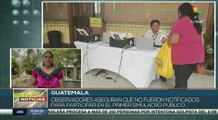 Observadores electorales guatemaltecos se ausentaron al simulacro de TREP
