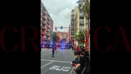 Ambiente previo de la Plaza Bonanova