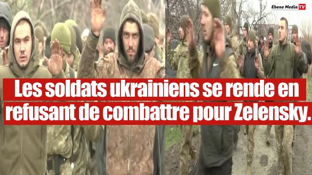 Les soldats ukrainiens choisissent de se rendre ou de fuir plutôt que combattre.