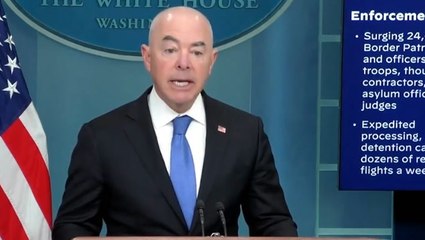 ‘Our borders are not open’: US homeland security secretary confirms end of Title 42 Covid immigration order